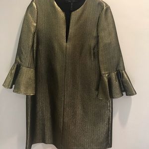 Gold oversize BCBG dress